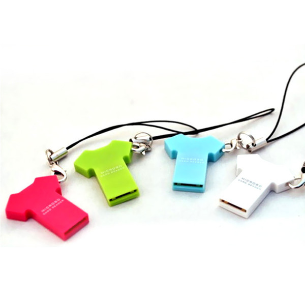 Smart2019 Originality T Shirt Mini Colourful Tf Usb Card Reader