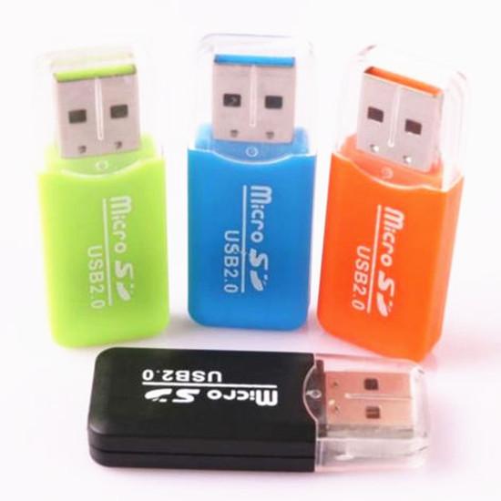 Stable Premium Universal Card Readers TF T-Flash Micro Secure Digital Memory Card Nice Mini USB 2.0 Memory Card Reader Adapter TransFlash