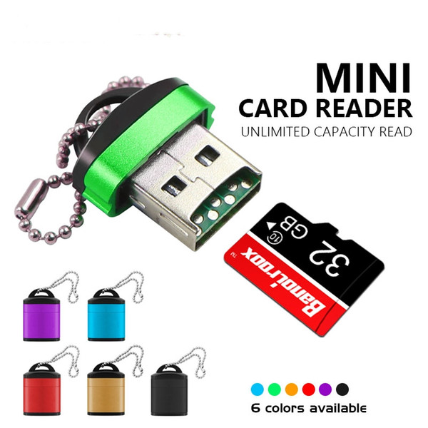 High quality usb card reader mini USB TF card Adapter for micro sd memory card For PC Computer Desktop Laptop Notebooks adapte