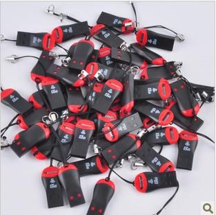 whistle USB 2.0 T-flash memory card reader TF card reader micro SD card reader DHL FEDEX free shipping 500pcs