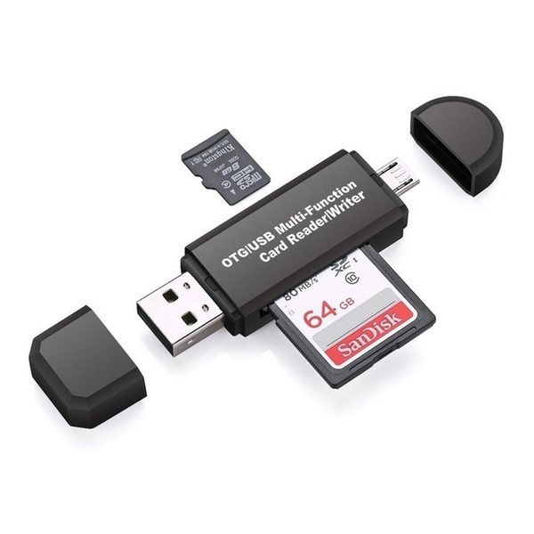 Universal Micro USB Multifunction Card Reader Adapter USB 2.0 Connectors OTG SD TF SD for MacBook Android Phone iPhone Tablet