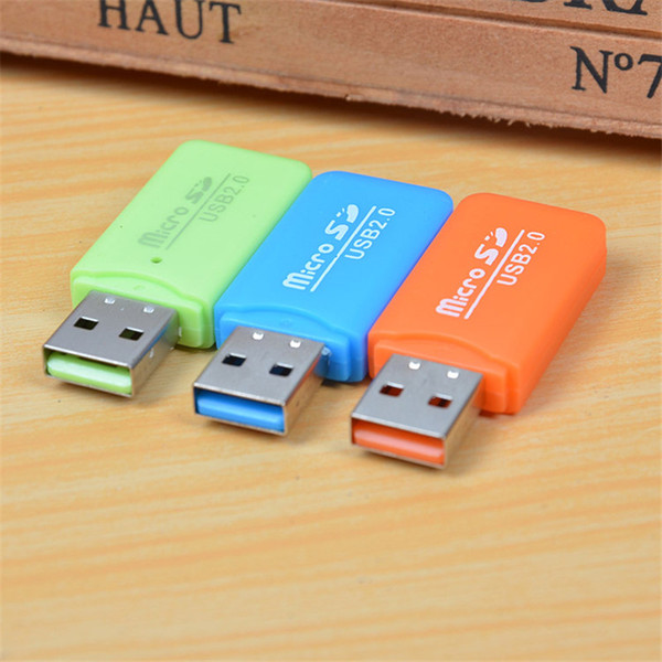 HOT Epacket Free Shipping High Speed USB 2.0 Micro SD card T-Flash TF M2 Memory Card Reader adapter 2gb 4gb 8gb 16gb 32gb 64gb TF Card