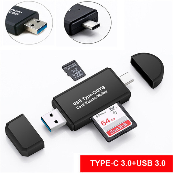 Multi-function card reader USB 3.0 2.0 SD Card Type C Micro V8 OTG Reader Adapter For Samsung Huawei Android Smartphone Macbook