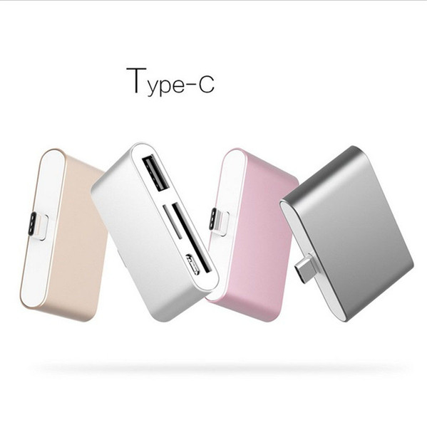 4 Color USB 3.0 3.1 Type C Card Reader High Quality Mini Adapter For Xiaomi Type-C Android Phones TF Memory Card