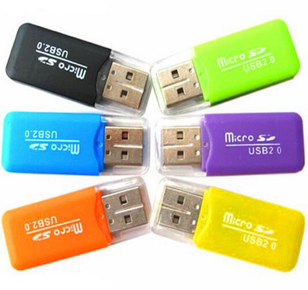 High quality Mini USB 2.0 Card Reader mobile phone TF card reader small multi-purpose high-speed USB SD Card Reader