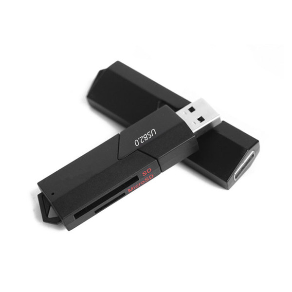 2 in 1 USB2.0 Mini MicroSDXC smart SD TF card reader Adapter