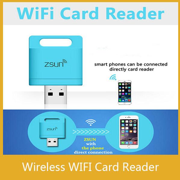 Zsun Wireless Wifi Card Reader Extended Phone Memory U Disk Mobile Storage USB Flash Drive For Android/IOS/Windows Phone