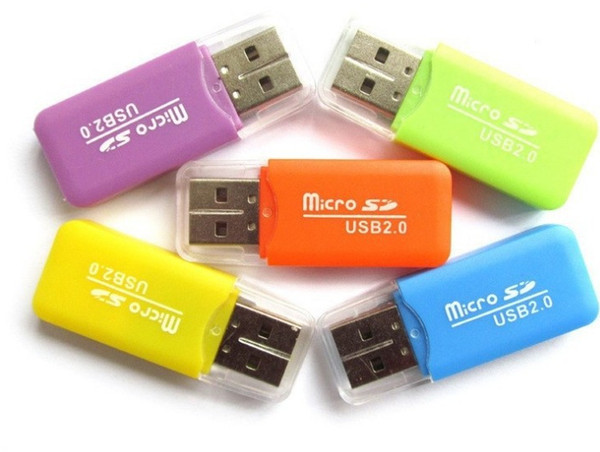 Wholesale mobile phone memory card reader TF card reader small multi-purpose high-speed USB SD Card Reader