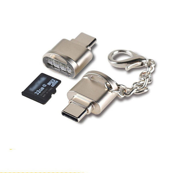 USPS New Arrival Mini Type C Micro SD TF Memory Card Reader OTG Adapter USB 3.1 Portable Hot Sell Drop Shipping