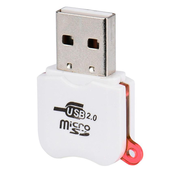 2017 Top sale New 3 colors Card Reader High Speed Mini USB 2.0 Micro TF T-Flash Memory Card Reader Adapter 0