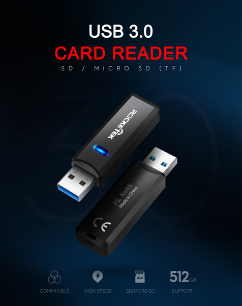 Rocketek usb 3.0 multi memory card reader OTG type c android adapter mini cardreader for micro SD/TF microsd readers computer