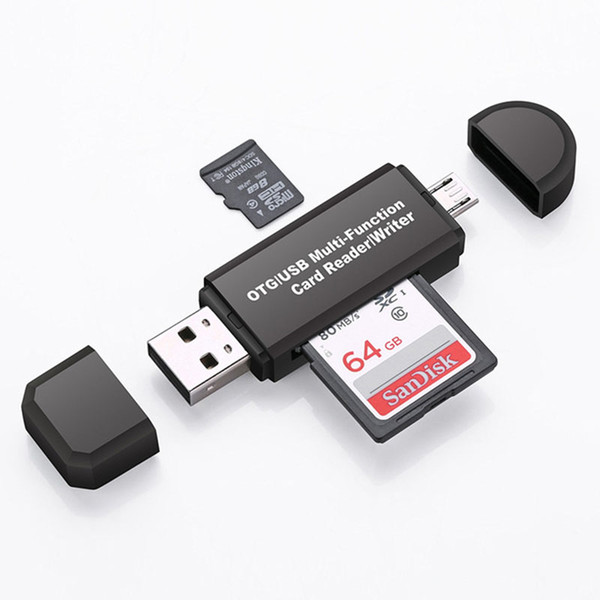 All in One Memory Card Reader MINI USB 2.0 OTG Micro SD/SDXC TF Card Reader Adapter for PC Laptop Computer Free shipping