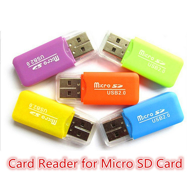 Stable Premium Universal Card Readers TF T-Flash Micro Secure Digital Memory Card Nice Mini USB 2.0 Memory Card Reader Adapter TransFlash