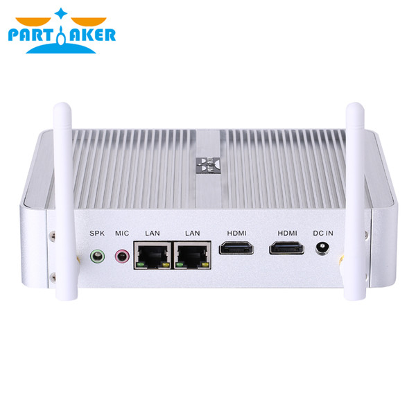 Partaker B5 Intel Quad Core N3150 Dual Lan Fanless Mini PC Free Shipping DHL Fedex ETC.