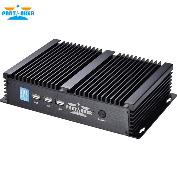 2 COM Industrial Rugged Mini PC Server with Intel Core I3 5005U Processor 4*USB3.0 Wifi 300M