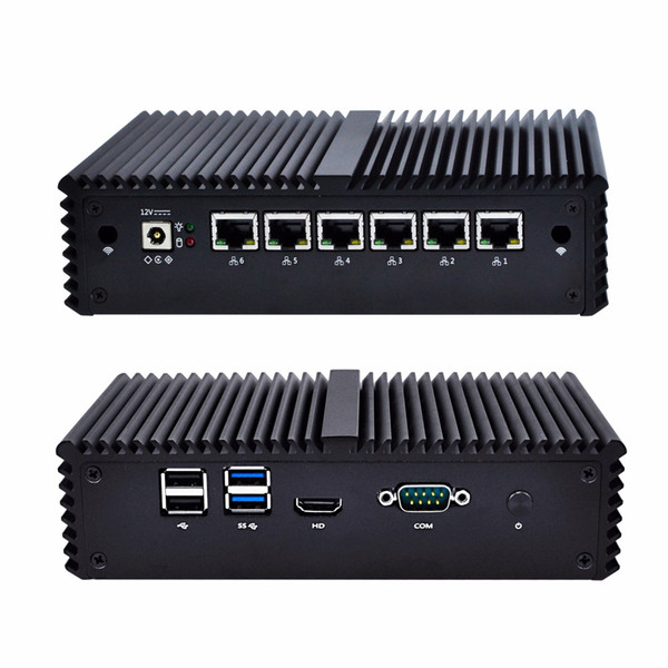 New AES-NI router in china with 6 LAN Pfsense,firewall,cent os,Support 16G RAM DD QOTOM-Q5XXG6