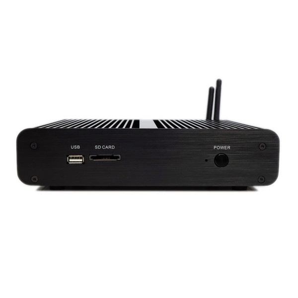 EGLOBAL Newest high standard Fanless PC Mini Desktop Intel Core i7-8550U processor TV Box 1080P support 4K computer box mini pc server stand