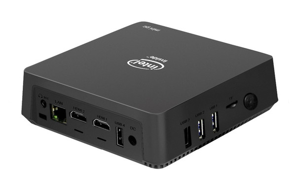 Newest Mini Computer with Intel Quad Core Quad threads Apollo Lake Celeron J4105 Mini PC Dual HDMI output dual WIFI Windows 10