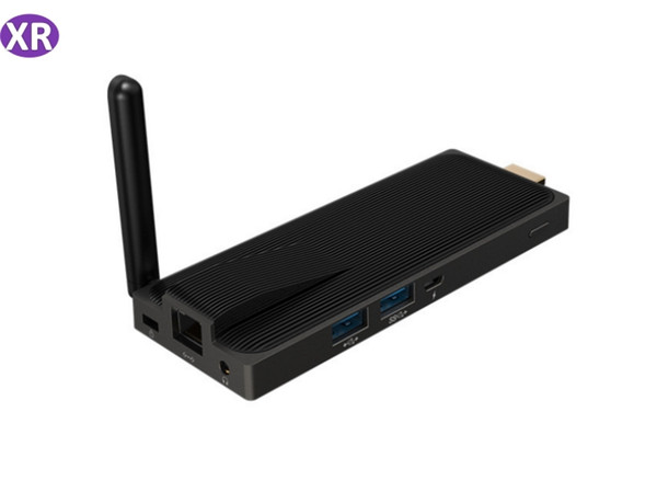 Fanless Mini Computer Potable PC Stick 4GB 32GB Black PCG02 Apo Quad Core Intel Celeron N3450 Windows 10 HDMI 4K LAN WiFi