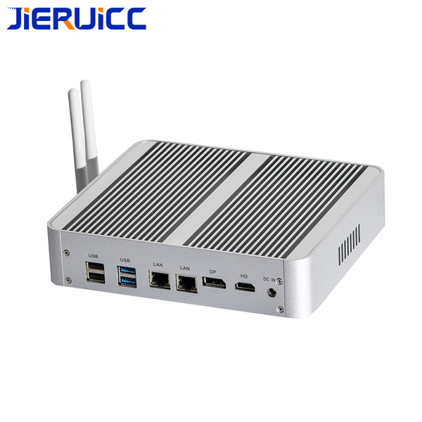 Cheap Mini PC Intel Core i3 i5 7100U 7200U Fanless Aluminum Alloy Case Mini Computer,HTPC. Support 4K HD