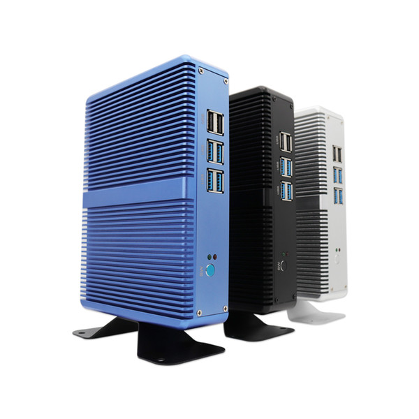 New Arrival three color Intel Core i5 7200U Fanless Mini PC Window10&Linux Nettop Computer WIFI&Bluetooth three years warranty 7th Gen