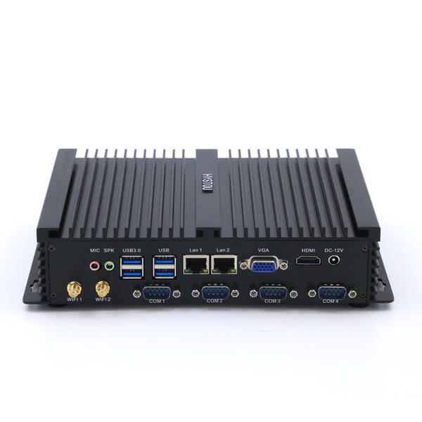 Mini PC i5 Intel Gigabit Dual Lan Fnaless computer Wireless Full Aluminium Alloy case ddr3l Laptop Memory mSATA 2.5