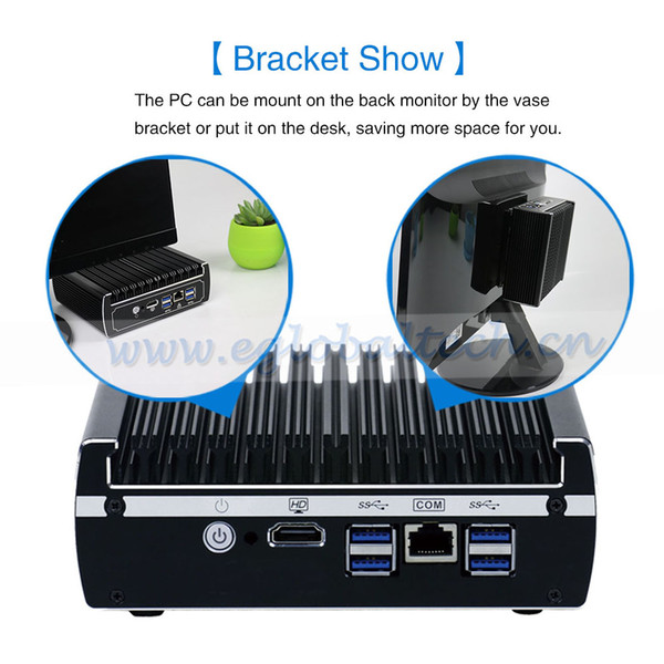 Fanless Mini PC Onboard Intel Core i7-7100U Intel HD Graphics 155*126.5*52.5mm 1*HDMI Wins 7/Wins 8/Wins 10/Linux