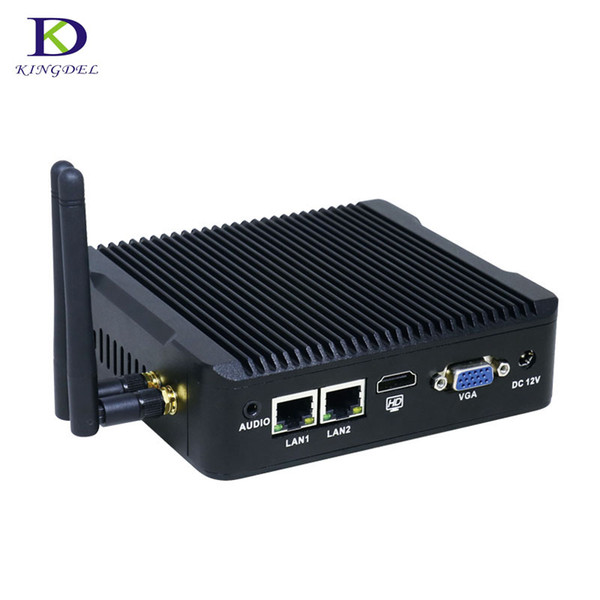 Thin Client Fanless Mini pc Celeron J1900 Quad Core windows 7 HDMI VGA 2.0GHz Nettop Computer Desktop PC TV Box Wifi HTPC