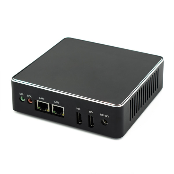 Fanless Mini PC X86 Intel Celeron J3160 Small Computer laptops and Desktops for Firewall Fanless HTPC with All Kind Linux OS