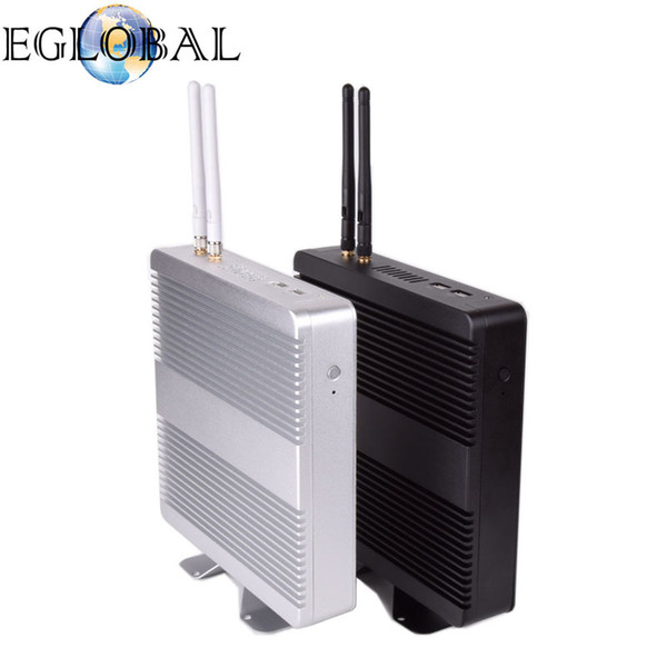 Fanless I3 I5 I7 mini pc 2.5 inch Micro PC pfSense 1 Gigabit RJ45 port hardware firewall box 16GB RAM 256GB SSD NUC mini