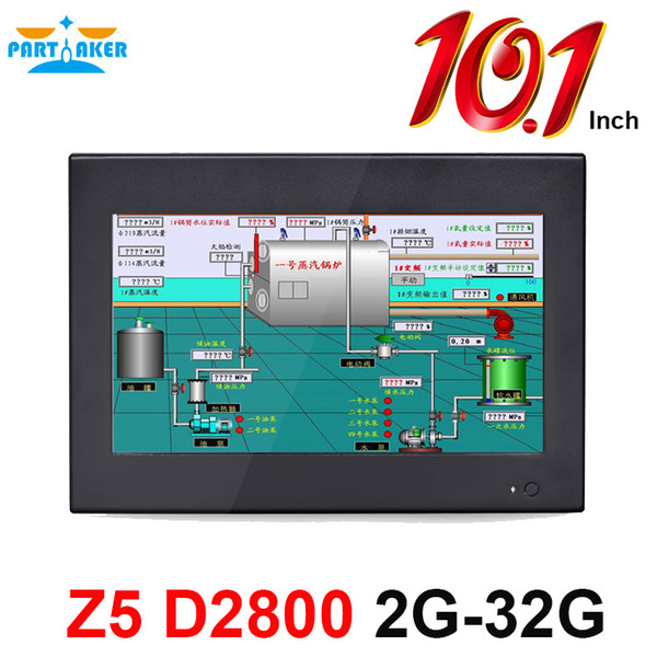 Partaker Z5 10 Inch D2800 Industrial Resistive All In One Touchcreen With 2G RAM 32G SSD