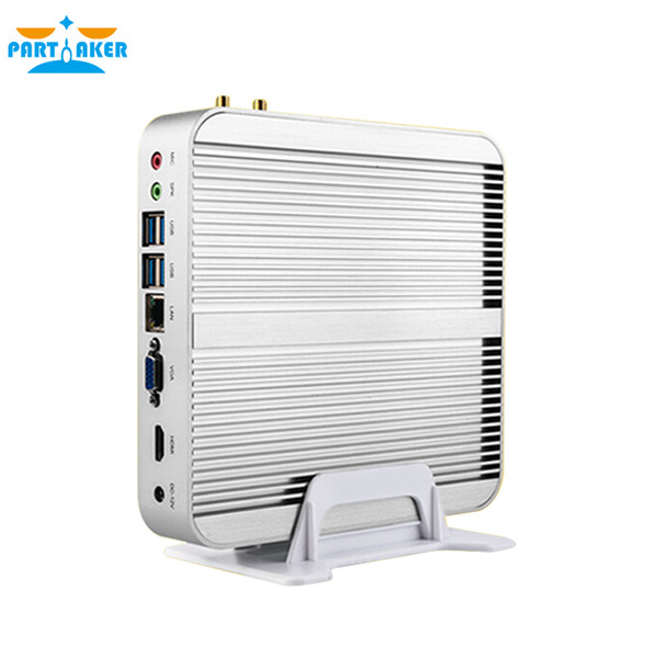 Free Shipping Partaker B11 I3 6100U windows business fanless mini pc 6th Generation skylake 14nm mini pc