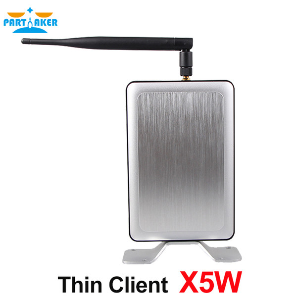 RDP thin client X5W with WiFi for cyber cafe quad core 1.6Ghz 1G RAM 8G Flash supports full screen online video