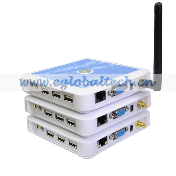 Free Shipping Wireless Thin Client WinCE6.0 PC Station WiFi Terminal Computer USB Mini PC Cloud Terminal 800MHz CPU Computer Network Device