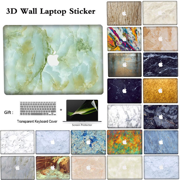 Marble Grain Skin Laptop Sticker Skins For Apple Macbook Air Pro Retina 11 12 13 15 For Apple Macbook 13.3 inch