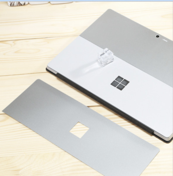 Silver Body Stickers Skins Back Film Protector Shield for Microsoft Surface 3 10.8'' Surface Pro 3 12'' Pro 4 12.3'' Surface Pro 2017 12.3''