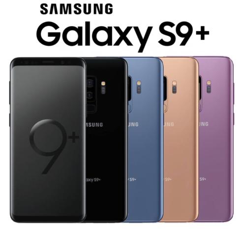 Samsung Galaxy S9 Plus (SM-G965F/DS) 6GB/128GB 6.2-inches LTE Dual SIM Unlocked Warranty Midnight Black Lilac Purple Coral Blue