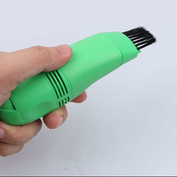 Wholesale- USB Mini Vacuum Keyboard Cleaner Dust Machine For Computer Laptop PC