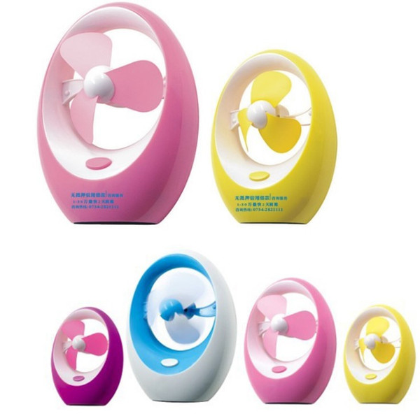 NEW Creative egg-shaped mini USB fan Computer desktop air conditioning Children's cartoon mango fan USB Gadgets