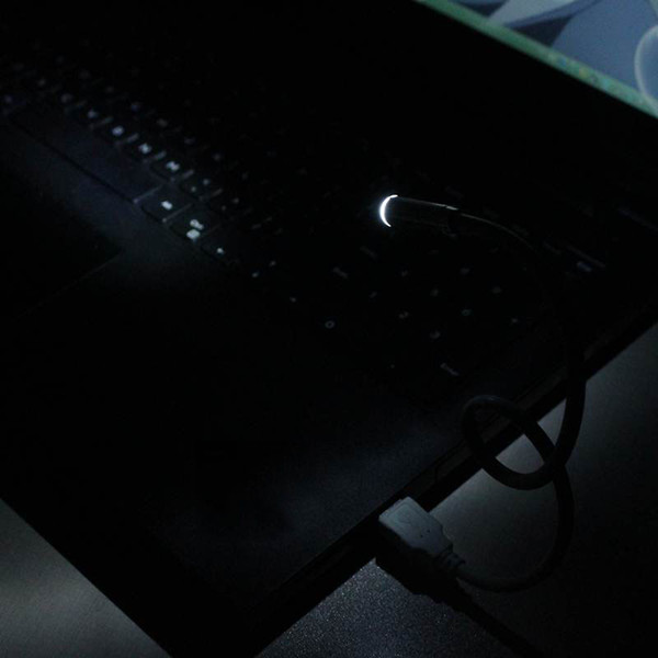 LED PLASTIC Flexible Portable USB Light Lamp For Laptop Notebook PC Free Shipping