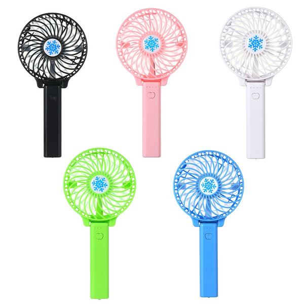 Portable USB Mini Fan Battery Rechargeable Foldable Handle Cooler Cooling Fans Cooler for Outdoor Sports Travel