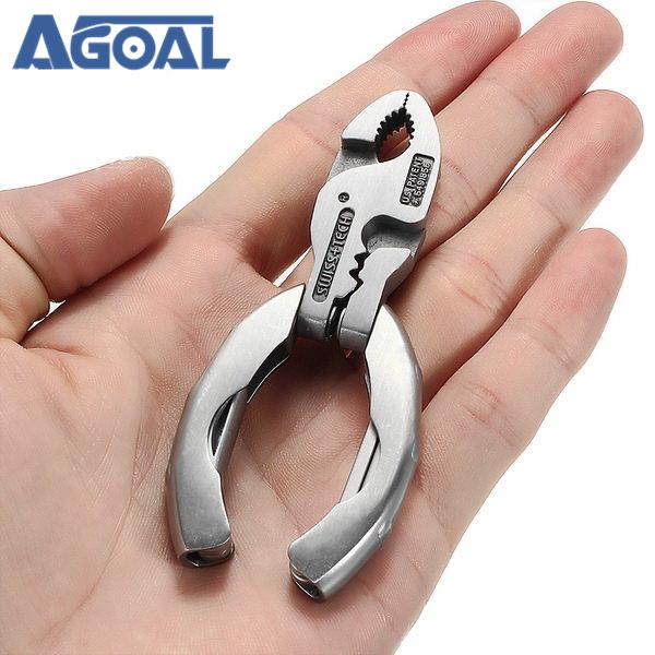 Games Accessories Accessories Super Mini Multifunctional Tool 9 in 1 Multitool Keychain Plier Screwdriver Pocket Tools