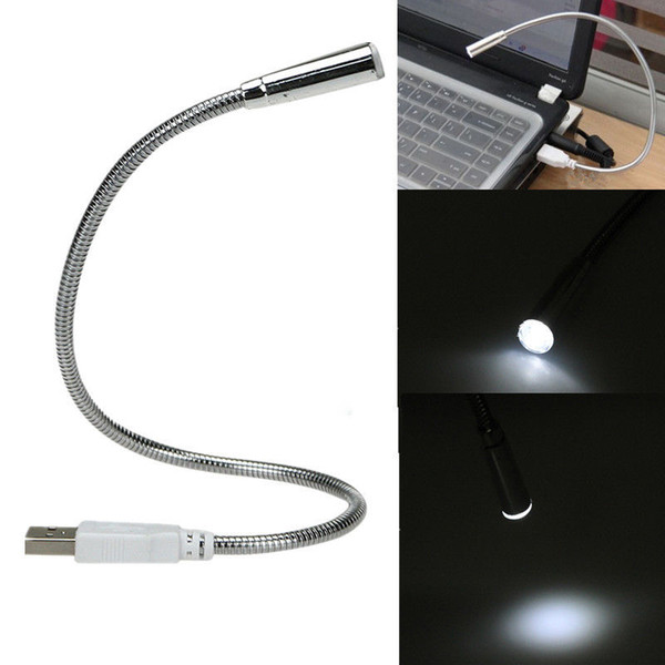 Flexible Ultra Bright Mini LED USB Read Light Computer Lamp For Notebook PC Power Bank Partner Computer Tablet Laptop E00773