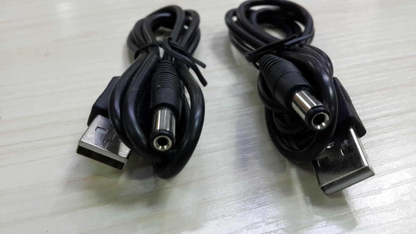 USB to DC5.5 DC Charging Electronic Data Line Electronic accessories USB to DC 5.5 * 2.1mm Copper Core Power Cord Cable