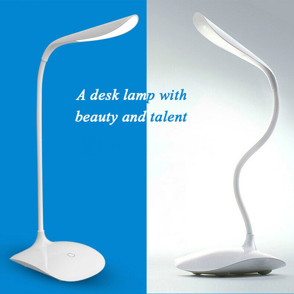 Eye protection lamp charging energy-saving Nightlight three adjustable reading lamp can rotate LED touch space saving portable lamp