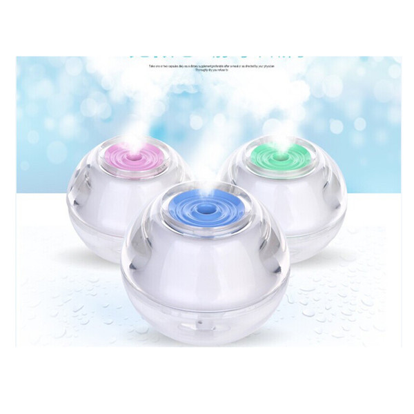 Mini design USB Air Ultrasonic Humidifier ssential Oil Diffuser Crystal Aroma Mist Maker Aromatherapy Essential for Home Office