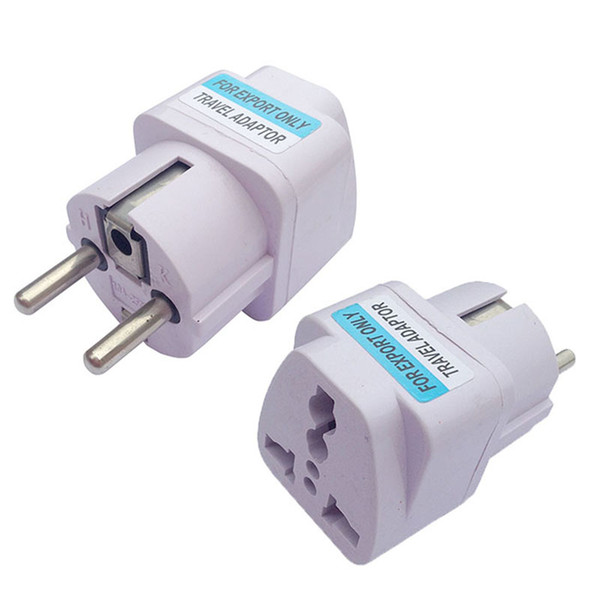 uk to eu High Quality Convenient AC Power Travel Safe AU US UK To EU Europe DE Plug Adapter Converter With Track