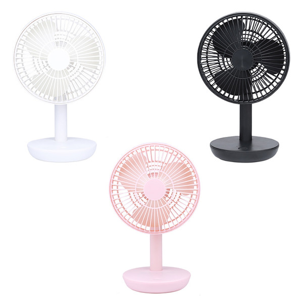 Portable Rechargeable Handheld Desktop USB Fan supports 45 degree bevel adjustment, more practical.