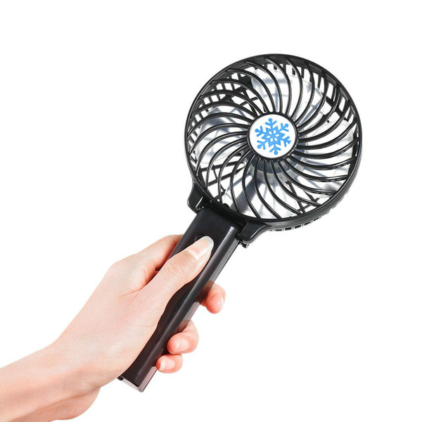 Portable Mini USB Fan Ventilation Foldable Air Conditioning Fans Hand Held Cooling Fan For Office Home Rechargeable Fan