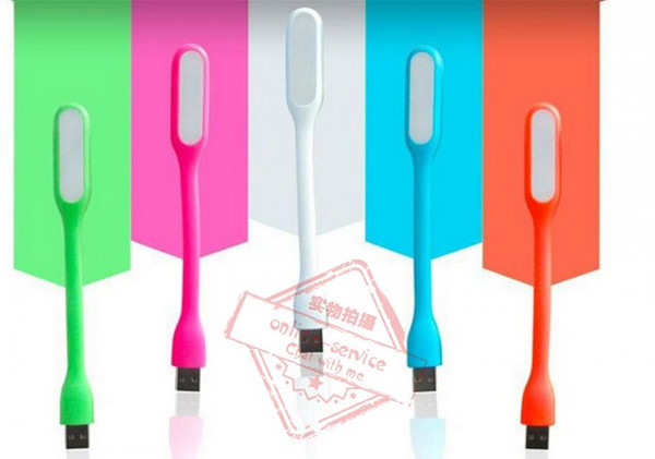 Rubber USB LED Lamp Light Portable Flexible For Notebook Laptop Tablet PC USB Power Bank